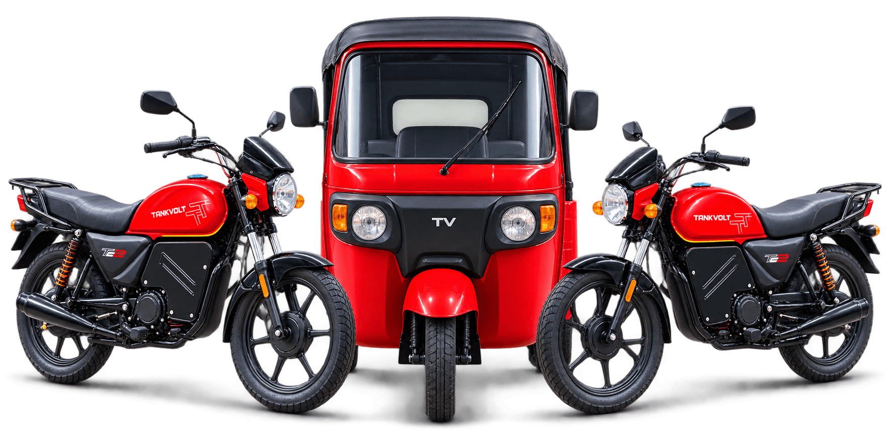 A fleet of BEEP electric motorcycles